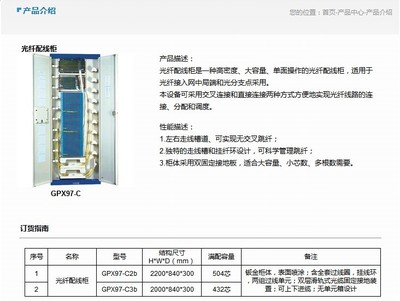 GPX98-C型光纖配線架 品牌與供應商解析，以及今日市場行情